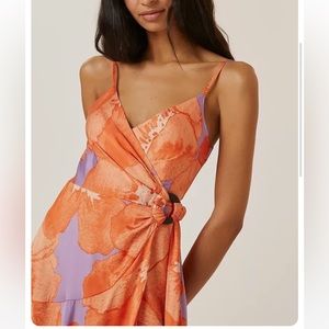 Anthropologie Hutch Delancey Wrap Maxi Dress